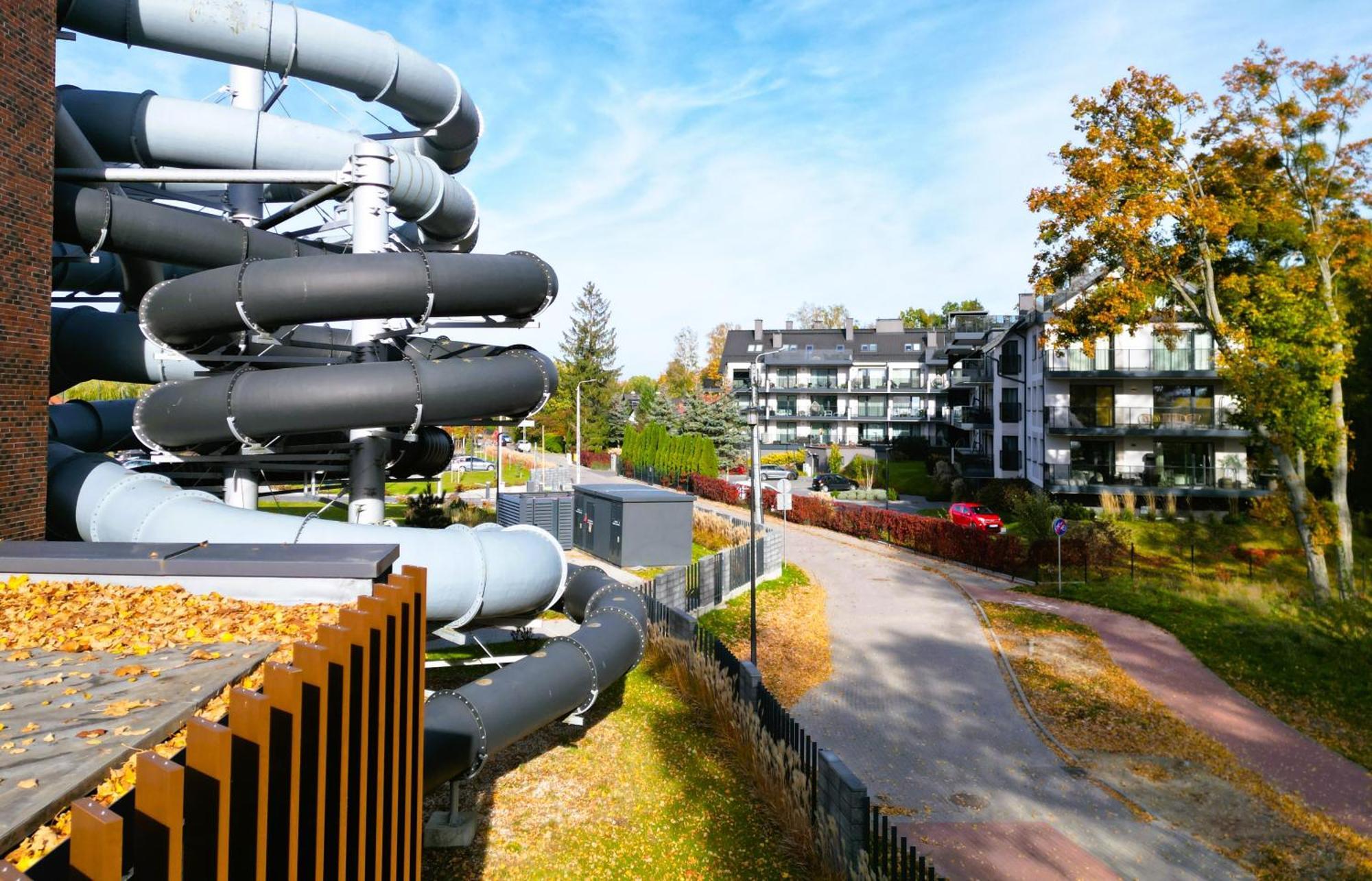 Lake Apart Ostroda - Widok, Przy Plazy, Aquapark, Parking Podziemny, Winda, Netflix Ngoại thất bức ảnh
