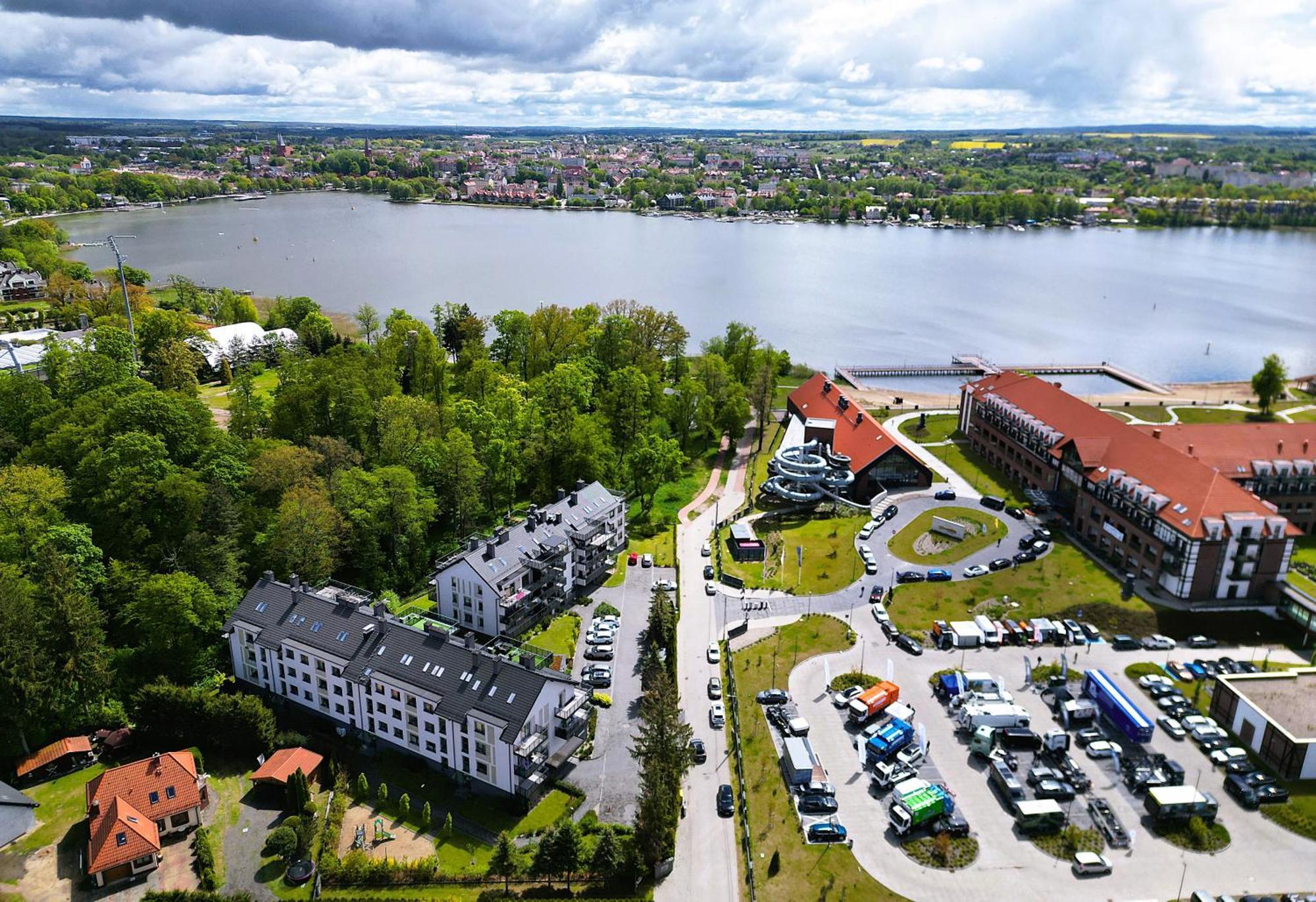 Lake Apart Ostroda - Widok, Przy Plazy, Aquapark, Parking Podziemny, Winda, Netflix Ngoại thất bức ảnh